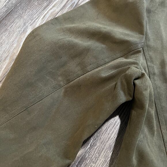 Rag & Bone x Barneys Olive Waxed Cotton Chore Jacket Corduroy Collar Men’s 42 - Picture 12 of 14